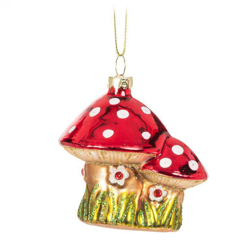 Ornement en grappe de champignon