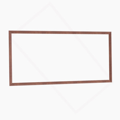 60"X30" Oversized Modern Rectangle Bathroom Mirror With Walnut Frame Decorative Large Wall Mirrors For Bathroom Living Room Bedroom Vertical Or Horizontal Wall Mounted Mirror With Aluminum Frame