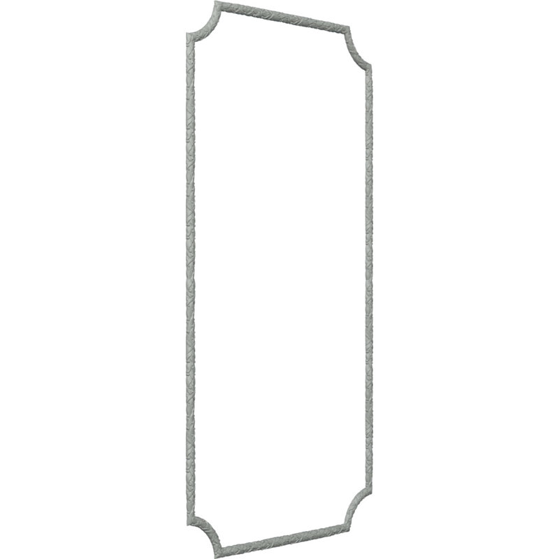 Ensemble de moulure pour panneau Dublin, L 31 po x H 62 po, Simple