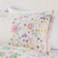 Housse de couette réversible en coton avec éléphants et girafes pour lit