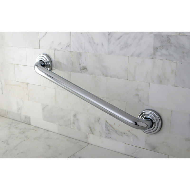 Barre d'appui de 1-1 / 4 po Kingston Brass Restoration, l 18 po, Chrome poli