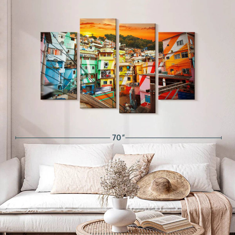 Favela Homes In Brazil