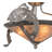 Organic Semi Flush Mount
