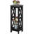 Oxford Plant Stand With Bottom Shelf For Display, Crafted From Durable MDF And Particle Board, Ideal For Home Décor And Collectibles