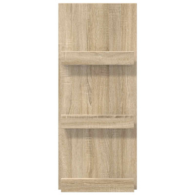 Wood Free Standing Magazine Rack