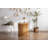 Coffee Table With Vertical Texture Relief Design