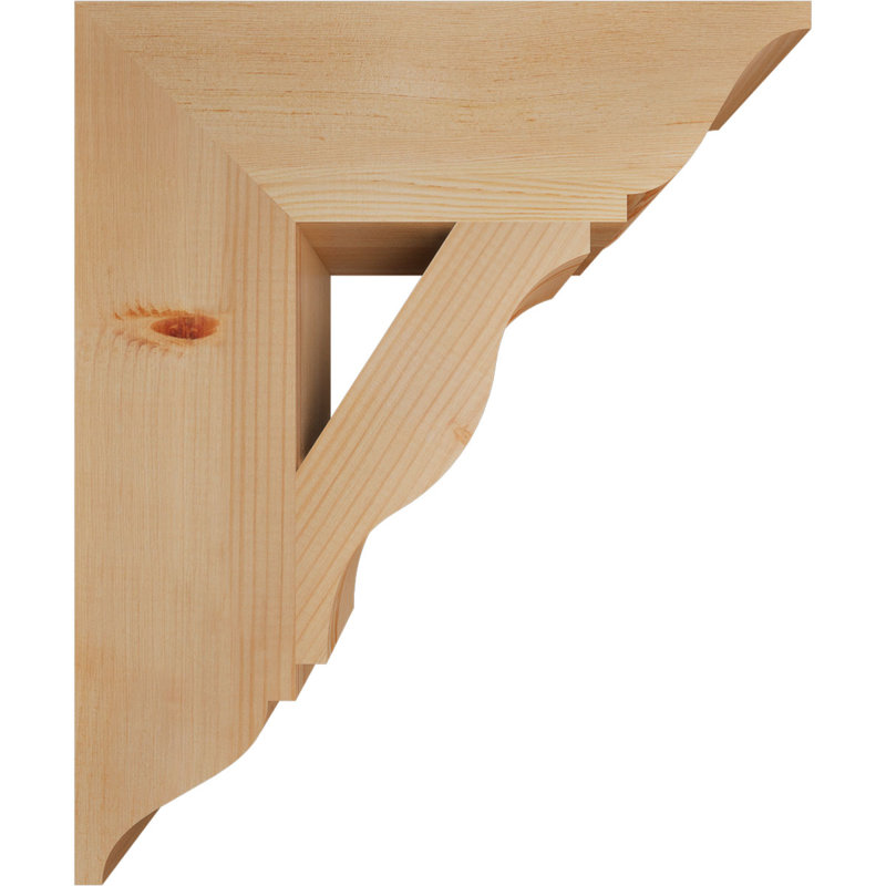 Support traditionnel Funston, H 24 po x l 5,5 po x P 20 po, Douglas, Lisse