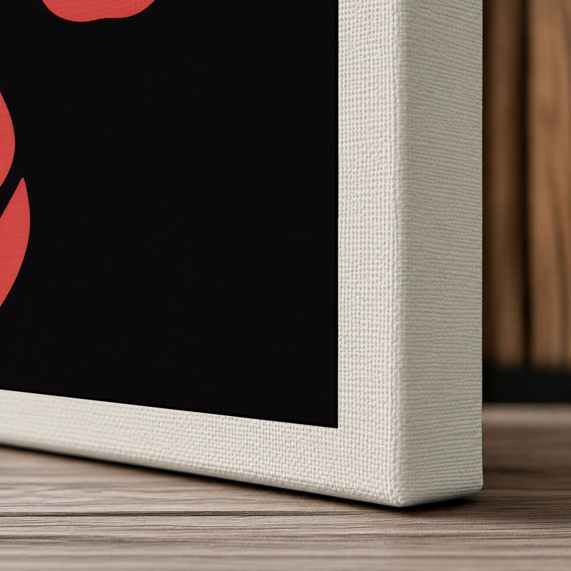 Null Modern - Wrapped Canvas, 36x24 - 91.4 x 61.0 cm, Cream Border