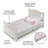 Doll Bed with Bedding and Free Personalization Kit - White Rose