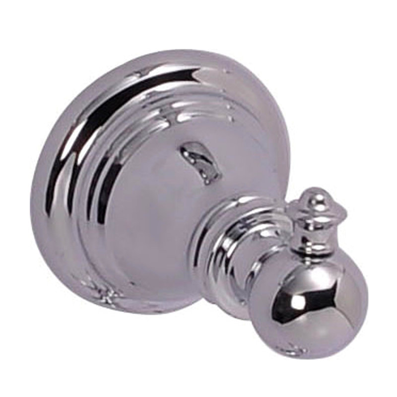 Porte-peignoir mural pour salle de bain Prime Collection - Chrome poli, Chrome poli