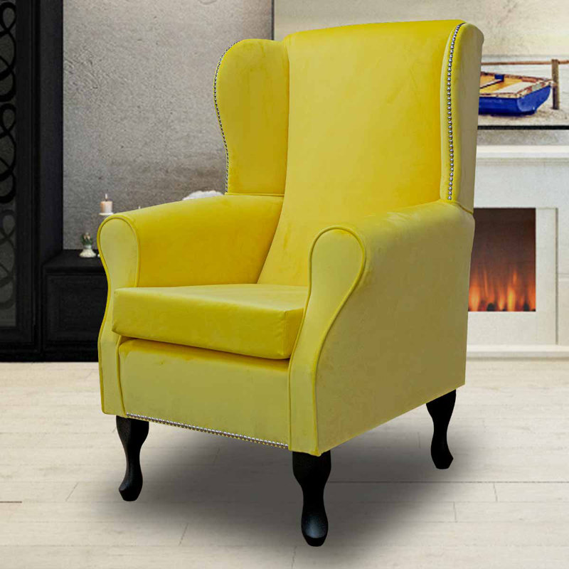 74cm Wide Tufted Wingback Chair