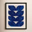 Navy Chevron Painting by Andrea Stokes-628390858-628390859