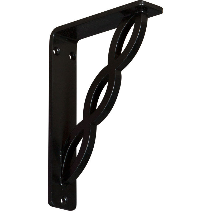 Support en fer forgé Loera, 1,5 po x 8 po