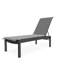 Chaise longue sans accoudoirs empilable en polymère avec accoudoirs Leeward-31923915-31923927