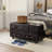 Aislah Faux Leather Upholstered Storage Bench-1637025798