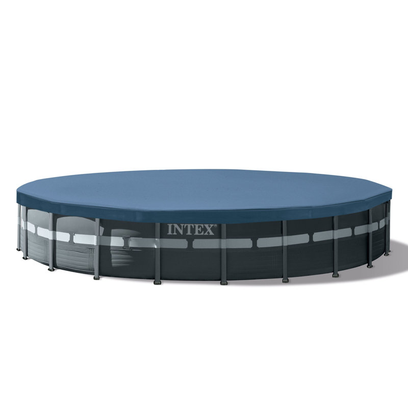 Ultra XTR Frame Round Above Ground Outdoor Swimming Pool Set, 22' W x 48" H