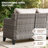 Wicker Patio Furniture Set - 7 Piece Rattan Outdoor Conversation Sets With 4 Wicker Patio Chairs,2 Ottomans For Garden, Backyard, Balcony And Deck-603186313-603186307