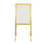 Chaises de salle à manger, chaises d'appoint avec structure en métal, sièges de salle à manger sans accoudoirs de luxe minimalistes pour la cuisine à domicile-828321225-828321226-828321227