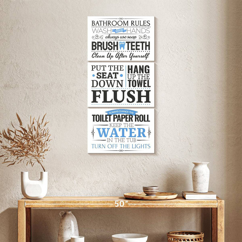 Plaque murale pour salle de bain, H 38 po x l 18 po