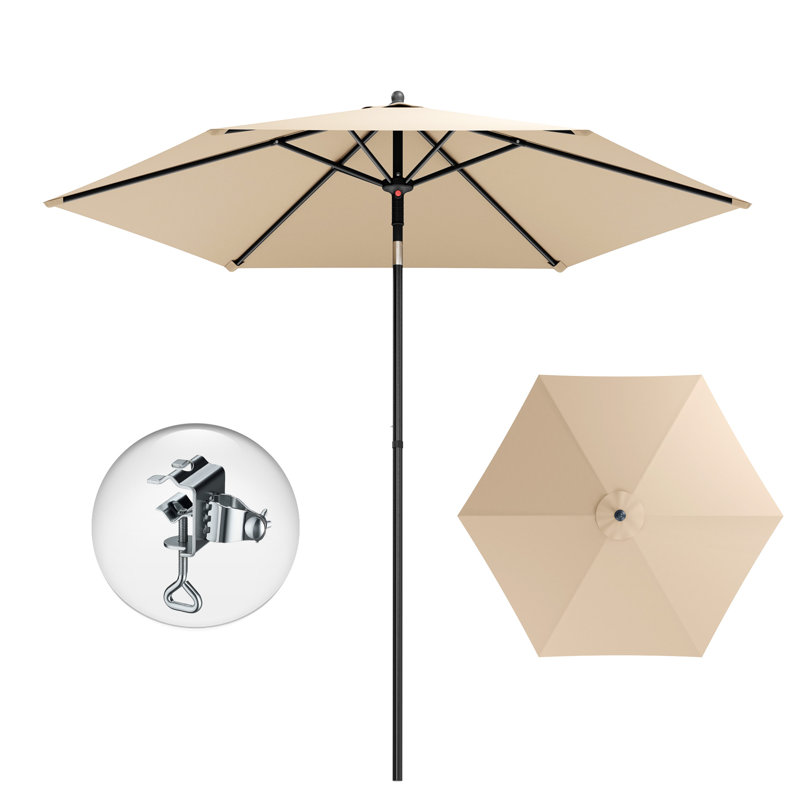 230cm Balcony Parasol, Beige
