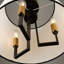 Plafonnier semi-encastré 3 lumières l 15,7 po