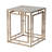 Yadiel Glass Top End Table
