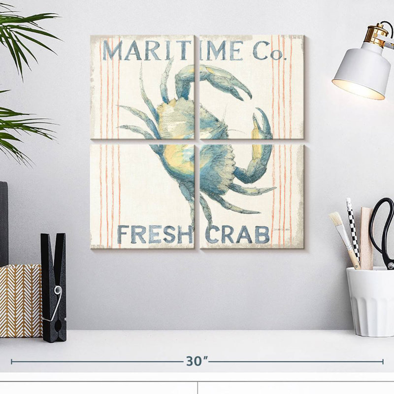Kema Floursack Nautical XIV Wall Sign, 18" H x 18" W
