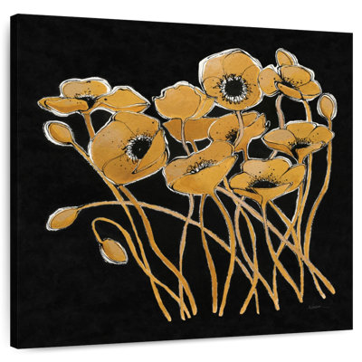 Coquelicots Harnek Gold Black Line I V2