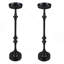 26 po Ensemble de 2 tables d'appoint rondes en fer H Martini