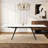 Moiser Extendable Sintered Stone Dining Table Set with Upholstered Armchairs, Seats 6-8