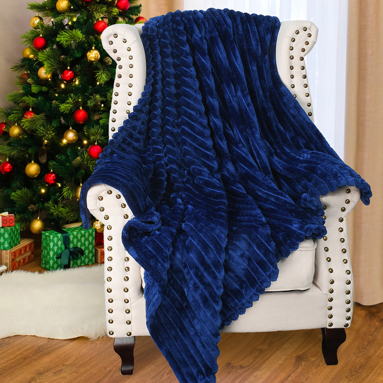 Fleece Throw Blanket for Couch, Super Soft Fuzzy Plush Blanket for Adults and Kids