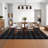 Washable Modern Rug Soft Plaid Carpet with Non-Slip Backing, Stain-Resistant Low Pile Floor Mats, Easy Cleaning Geometric Indoor Tug for Living Room, Nursery, Office-1083721992-1084165821