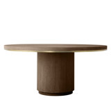 Carino Round Oak Dining Table