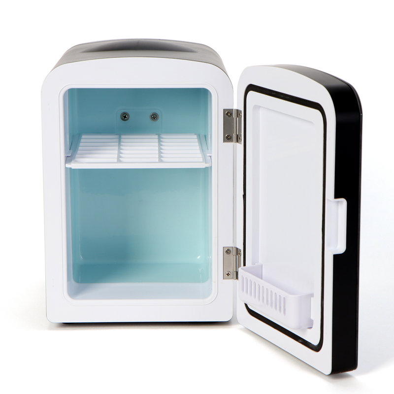 Uber Appliance 0.14 Cubic Feet Portable Freestanding Mini Fridge, Black