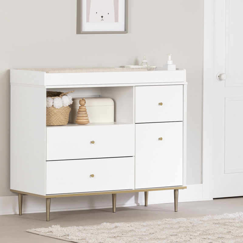 Commode à langer Bulger, Blanc