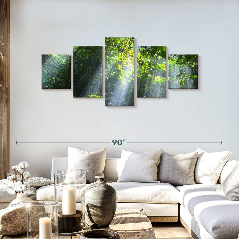 Malaysian Forest, 30" H x 68" W
