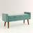 Carkin Velvet Upholstered Storage Bench-704977707