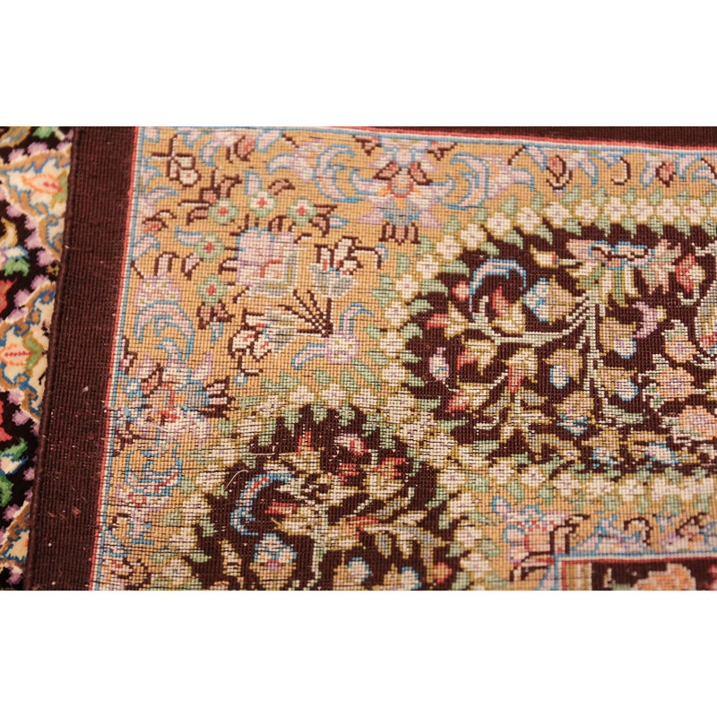 Persian Silk Oriental Area Rug