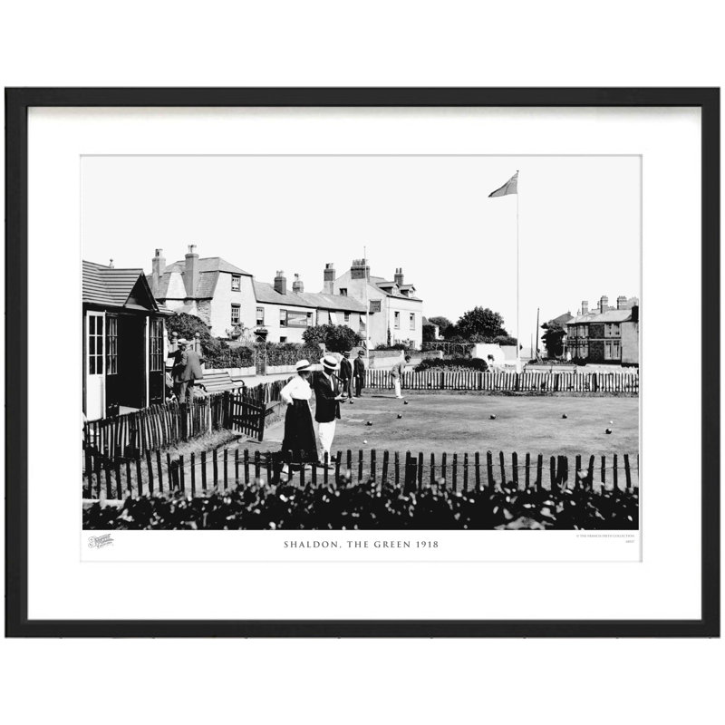Shaldon, The Green 1918 by Francis Frith - Single Picture Frame Print, 40cm H x 50cm W x 2.3cm D