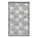 Scandinavian Wool Geometric Area Rug