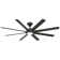 Hydra 8 - Blade Outdoor LED Smart Standard Ceiling Fan with Wall Control and Light Kit Included, Works With Alexa and iOS or Android App