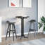 Phelia Dining Table Engineered Wood and Steel-223649310-223649311