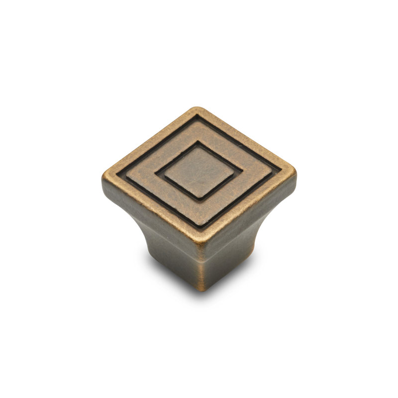 CK Series Square Knob, Antique English, Small