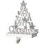 Porte-chaussette d'arbre de Noël «We Wish You A Merry Christmas» - 6,25 po