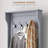28" 3-In-1 Entryway Hall Tree With Storage Bench, Coat Rack With Four Hooks And Shoe Storage, Gray