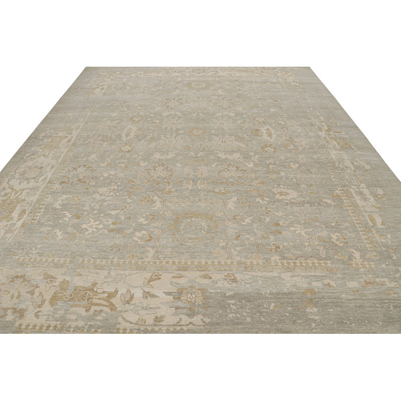 Hand Knotted Silk Area Rug