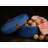 Handmade Cotton Basket Set (3 Pieces), Blue, Small: 6 x 6 x 2.8 in, Medium: 7.9 x 7.9 x 3.5 in, Large: 9.8 x 9.8 x 4.3 in | 100% Cotton Jute Rope | Perfect for Home Organization, Stylish & Durable Design-1872731