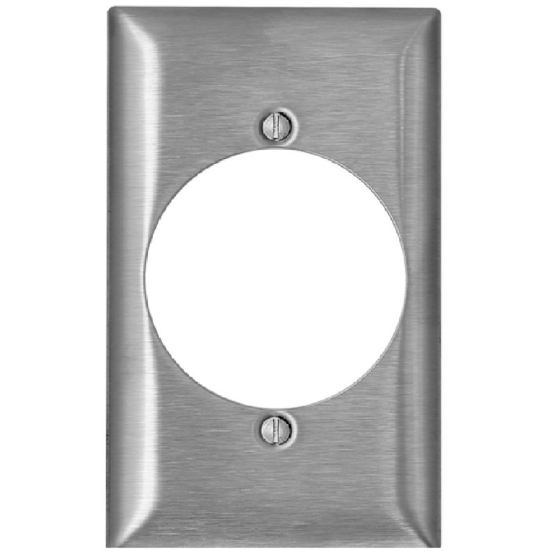 Leviton Stainless Steel Single Outlet Wall Plate