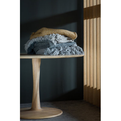 Torsion Round Solid Oak Dining Table