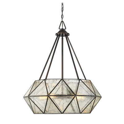 Lustre géométrique unique à 5 lumières Sky